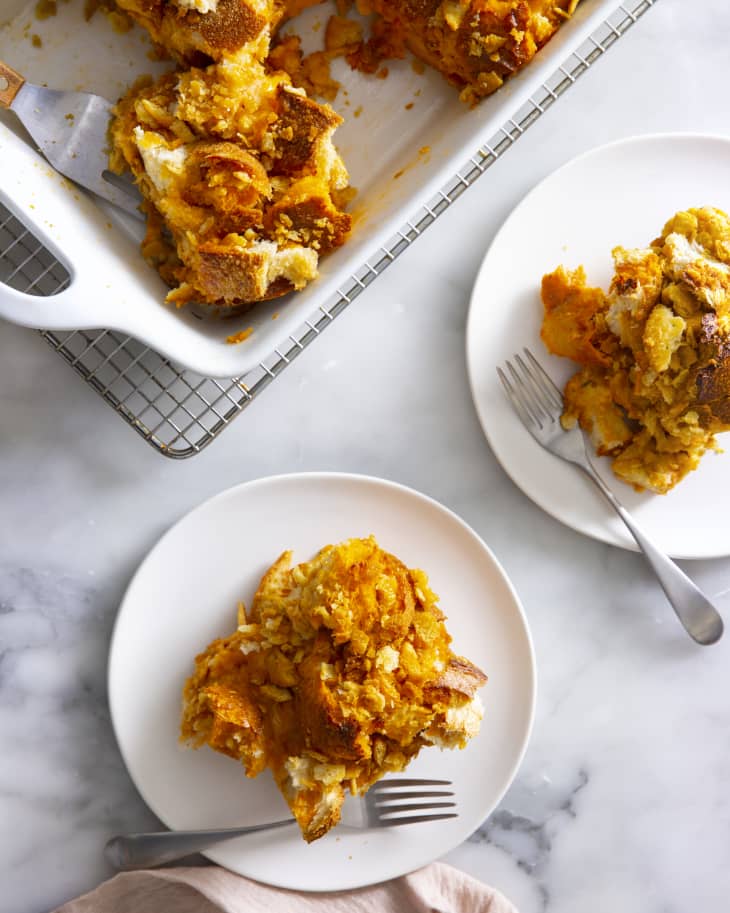 Savory Grilled Cheese French Toast Bake Recipe The Kitchn